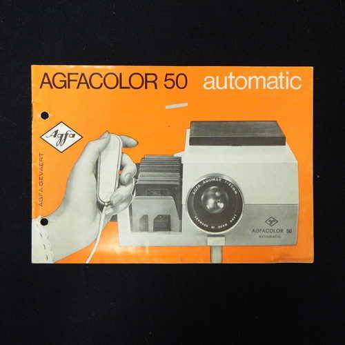 Unieke Antieke Agfa Agfacolor 50 automatic instruction manual